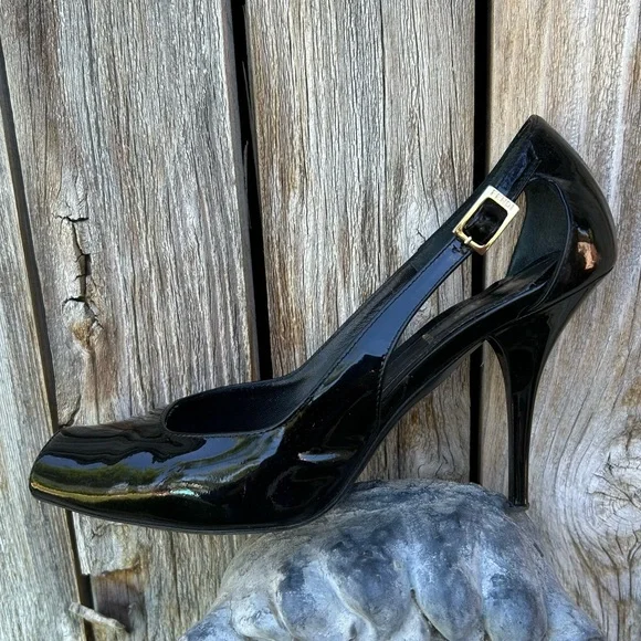Fendi Shoes Fendi Vintage Y2k Peep Toe Heel Patent Leather